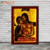 Jesus Christ Virgin Mary The Holy Family Wall Pictures For Living Room Nordic Poster Wall Art Canvas Painting Decor Unframed - Image 3