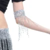 Hanging Whisker Bracelet Belly Dance Bracelet Beaded Hand Jewelry Handmade Beading Stage Performance Dance Accessories - Image 3