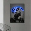 Neon Design Hip Hop Rapper Star 2Pac Singers Posters Canvas Painting Abstract Graffiti Wall Art Home Room Bar Decor No LED - Image 5