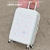 Pink Kitty Suitcase Trolley box 20/26 "silent cardan wheel cute student luggage - Image 3