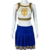 New Taylor Cosplay Costume Shake It Off Cheerleader Uniform Swift High School Halloween Cheerleading Crop Top with Skirt Outfit - Image 3