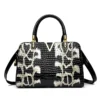 Fashion Luxury Designer Leather Shoulder Bag Fenale Crossbody Bags for Women Casual New Handbag Snakeskin Boston Ladies Totes - Image 5