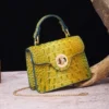 Crocodile Pattern Handbags New Fashion Crossbody Messenger Bag Shoulder Bag Simple and Small Square Bags for Women 2024 sac - Image 5