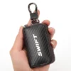 For Suzuki Swift Car Key Case Men & Women Leather Car Key Bag Wallet Fashion Housekeeper Holders KeyRings Home Key Accessories - Image 5