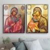 Canvas Painting Religion Virgin and Child Wall Art Picture Prints and Poster Portrait Icon Sacred Home Decor Picture Painting - Image 4
