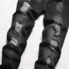 New Boys' Straight-leg Ripped Jeans Children Washed Distressed Stretch Denim Trousers Big Kids Casual Pants 5-16Y - Image 3