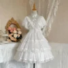 Sweet Lolita Princess Dress Women Gothic Y2k Lace Bow Ruffles Flowers Wedding Dresses Girly Chic Evening Party - Image 3