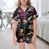 Children Pajamas Summer Girls Clothing Sets Music Lovers Fans Suit Short Sleeve Taylor Pajama Sleepwear Swift Short Set - Image 3