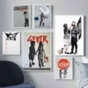 Street Culture Graffiti Art Printing Poster Canvas Painting Wall Art Banksy Living Room Corridor Bedroom Home Decoration Mural - Image 3