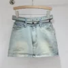 2024 New Women's Denim Skirt Style Retro Slim Fit Korean Sweet and Fashionable Spring/summer - Image 2