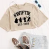 1989 Crop Tops Taylor Crop Tops Music Album Gift for Her Swift O-Neck Short Sleeves Crop Tops - Image 6