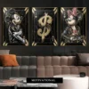 Bad Mickey And Minnie Funny Posters Tattoo Mouse Canvas Art Mafia Gangs Animal Wall Decor Prints Painting For Living Room - Image 2