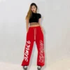 Women Pants Jazz Hip-hop Sporty Sweatpants Women Printed Leggings Trousers Korean Fashion Streetwear Women Clothing Y2k Clothes - Image 3