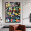 Banksy Graffiti Pop Art Mona Lisa Astronaut Portrait Posters Canvas Painting Abstract Wall Art For Living Room Home Decor Cuadro - Image 2