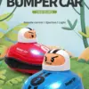 Kids Battle Game Duo Toy Car Super Bumper Car Battle Pop Up Doll Crash Bounce Ejection Light Children Remote Control CARS Toys