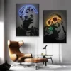 Neon Design Hip Hop Rapper Star 2Pac Singer Poster Canvas Painting Abstract Graffiti Wall Art Picture Home Room Bar Decor No LED - Image 4