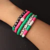 Handmade Smile Taylor The Swift Bohemian Shinning Bead Bracelet For Women Soft Clay Color Summer Party Fans Friend Gift - Image 4