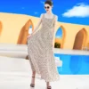 Summer Beach Style Camisole Dress Sweet Girs Plaid Dresses Slim Waist Party Evening Clothing Square Collar Photograph Birthday - Image 2