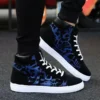 High Top Canvas Shoes for Men Solid Lace Up Vulcanize Shoes Sneakers Slip on Sport Shoe Men Causal Shoes Student Tenis Masculino - Image 5