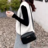 Tassel Small Messenger Bag For Women 2023 Trend Lingge Embroidery Camera Female Shoulder Bag Fashion Chain Ladies Crossbody Bags - Image 6