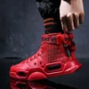 Men's Casual Running Shoes Men Breathable High Top Shoes Luxury Men's Sneakers Thick Sole Breathable Mandarin Duck Bape Shoes - Image 6