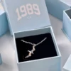 Star Surrounding Fashion Magazine Series Jewelry. Taylor Swift S925 Seagull Necklace 1989 Commemorative Collar Chain - Image 3