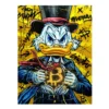 Disney Donald Duck B Bitcoin Money Art Canvas Painting Funny Color Graffiti Wall Poster Prints Living Room Home Pictures Decor - Image 5