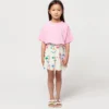 2024 Spring Summer Girls Dress Kids Printed Long Skirt Cute Casual Skirt Girls Solid Color T-shirt with Short Skirt - Image 4