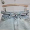 2024 New Women's Denim Skirt Style Retro Slim Fit Korean Sweet and Fashionable Spring/summer - Image 4