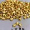 999.9 Fine Gold Jewelry 24K Pure Gold Beans 1gram gold beads pure gold beans