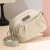 2024 New in Wrinkle Bag Oxford Cloth Bag Nylon Bag Single Shoulder Bag Crossbody Bag Mobile Phone Bag Cross Straddle Women's Bag - Image 3