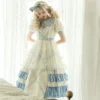 Japanese Sweet Lolita Op Dress Women Elegant Princess Party Dresses Victorian Girly Harajuku Kawaii Lace Mesh Wedding Dresses - Image 3