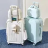 2023 New Combination Suitcase USB Charging Port with Cup Holder Large Capacity Trolley Case Travel Luggage Rugged Lockbox - Image 5