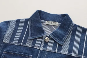 Spring Autumn Korean Baby Boy Clothes 9 To 12 Months Turn-down Collar Cardigan Denim Coats T-shirts Jeans for Boys Outfits - Image 5