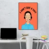 Joan Cornella Abstract Colorful Figure Cartoon Wall Art Canvas Painting Funny Man Pop Quote Poster Print Kids Room Home Decor - Image 4