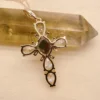 Y·YING Virgin Mary Cross Pendant Chain Necklace Mother Shell Pearl CZ - Image 6