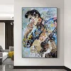 Modern Graffiti Elvis Presley Portrait Canvas Abstract Magazine Wall Art Images and Posters Home Decoration Living Room Painting - Image 2