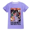Hot Sale Taylor Swift The Eras Tour 2024 Tees Kids Short Sleeve T-Shirts Funny Girls Clothes Baby Boys T Shirt Children Tops - Image 5