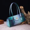 Crocodile Pattern PU Leather Handbags Female Shoulder Bag Fashion Ladies Armpit Bag Retro Casual Women Tote Small Clutch sac - Image 4