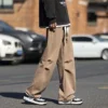 LAPPSTER Y2k Streetwear Baggy Joggers Pants New In Pants Japanese Harajuku Sweatpants Korean Fashions Casual Wide Leg Pants - Image 2