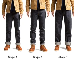 Red Tornado Men's Blacksmith Jeans Raw Selvage Denim Back-Buckle Pants 3 Types - Image 6