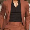 Brown Notch Lapel Men's Suits Formal Tuxedo For Wedding Prom Business Slim Blazer Sets Custom 2-Piece Jacket Pants Costume Homme