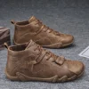 2024 New Men's Shoe Brand Designer Fashion Leather Boots Outdoor Anti slip Comfortable Walking Shoe For Men Running Shoe zapatos - Image 5
