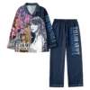 Sleepwear Set Shirts&Trousers Matching-Set Tayloring Swifted Seriors Pijama-Set Home-Wear Christmas Lounge Pajamas - Image 3