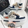 Male Sneakers Luxury Designer Shoes 2024New Men Casual Platform Shoe Lace-Up Fashion Printing Vulcanized Shoes Zapatillas Hombre - Image 2