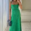 Tossy Backless Ribbed Maxi Dress For Women Summer New Holiday Party Stretch High Waist Bodycon Maternity Dresses Knit Sundress