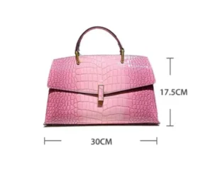 Crocodile Pattern Leather Women's Handbags Luxury Fashion Lady Shell Shoulder Crossbody Bag Top Handle Messenger Bags - Image 4
