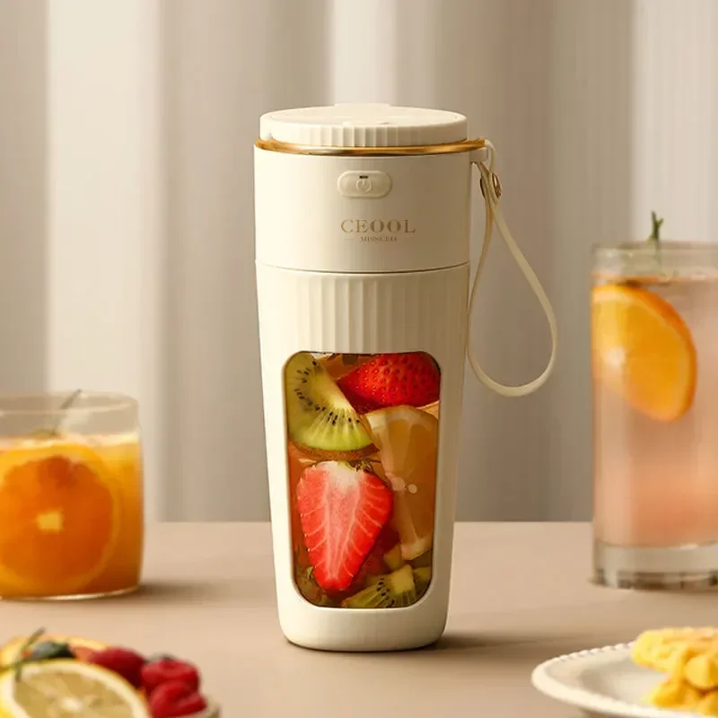 Mini Juicer Portable Juice Cup 10 blades Blender Bottle Usb Rechargeable Shake Cup Blender Smoothies Maker Mixer Juice Maker