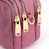 Mobile Phone Bag Women's Nylon Cloth Handheld Mini Embroidered Thread Shoulder Oblique Backpack Hanging Neck Bag Wallet - Image 2