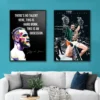 Boxer King Conor-McGregor Bodybuilding Fitness Motivational Quotes Poster Canvas Painting Wall Art Pictures Home Decor Gift - Image 4